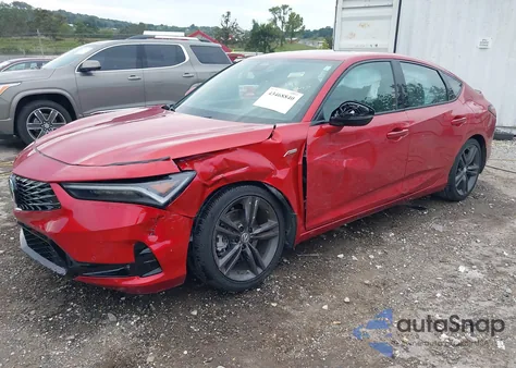 2024 Acura Integra A-Spec Technology из США, поврежденный, VIN 19UDE4H69RA001224